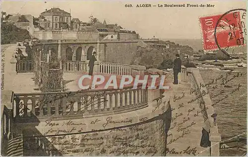 Cartes postales Alger Le Boulevard Front de Mer