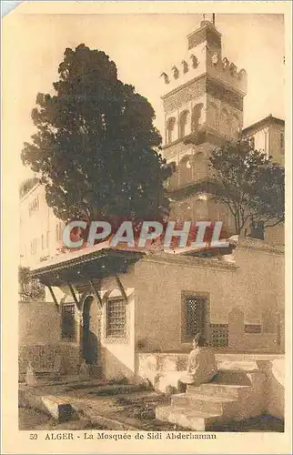 Cartes postales Alger La Mosquee de Sidi Abderhaman