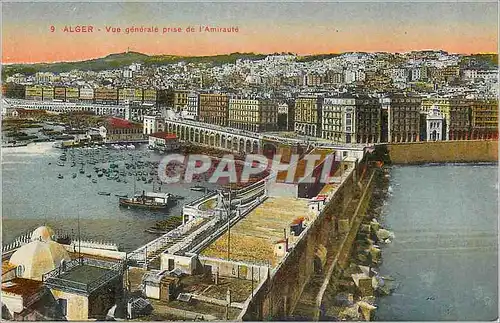 Cartes postales Alger Vue Generale prise de l'Amiraute