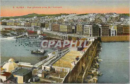 Cartes postales Alger Vue Generale prise de l'Amiraute