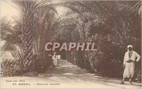 Cartes postales Biskra Chateau Landon