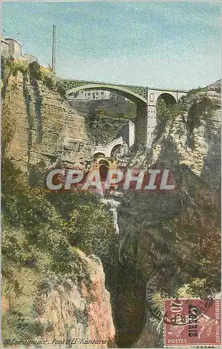 Cartes postales Constatine Pont d'El Kantara