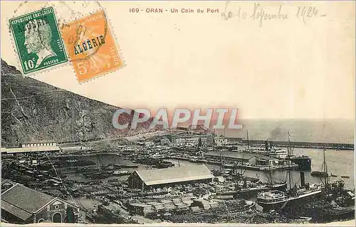 Cartes postales Oran Un Coin du Port Bateaux