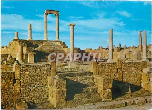 Moderne Karte Timgad Lumiere et Beaute de l'Algerie Les Ruines Romaines