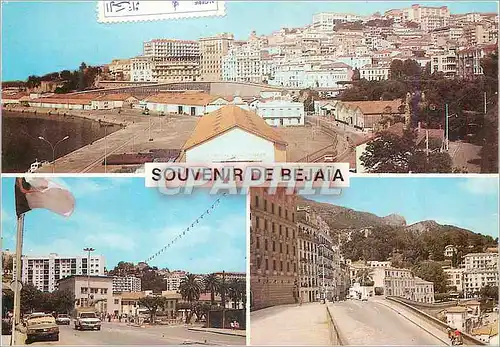 Cartes postales moderne Souvenir de Bejaia Vue Generale Le Port Rampe du Port Route de Setf