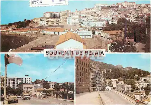 Moderne Karte Souvenir de Bejaia Vue Generale Le Port Rampe du Port Route de Setf