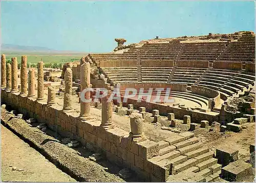 Cartes postales moderne Algerie Timgad Le Theatres