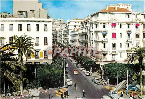 Moderne Karte Alger Rue Ben M'Hedi Larbi Place Emir Abdelkader