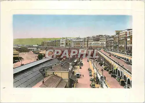 Moderne Karte Alger La Blanche Boulevard Carnot La Prefecture La Mairie et l'Hotel Aletti