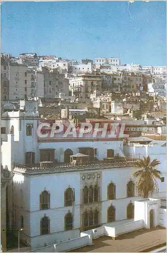 Moderne Karte Alger Vue sur la Casbah