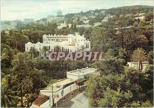 Moderne Karte Alger Palais du Peuple