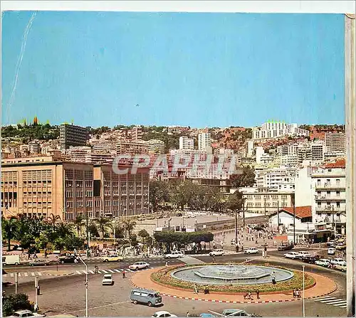 Moderne Karte Alger Place du Ier Mai