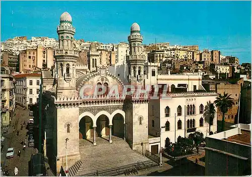 Moderne Karte Alger La Blanche Mosquee Ketchaoua