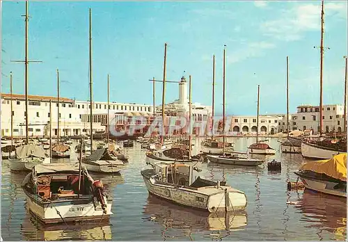 Moderne Karte Alger L'Amiraute Bateaux