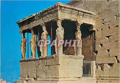 Moderne Karte Athenes Les Caryatides