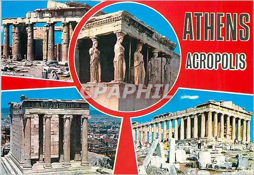 Moderne Karte Athenes Acropole