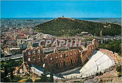 Cartes postales moderne Athenes L'Odeon d'Herode Atticus