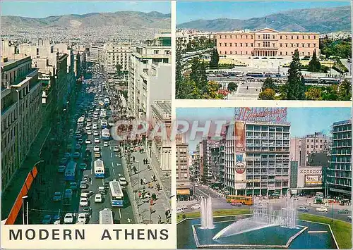 Moderne Karte Modern Athenes