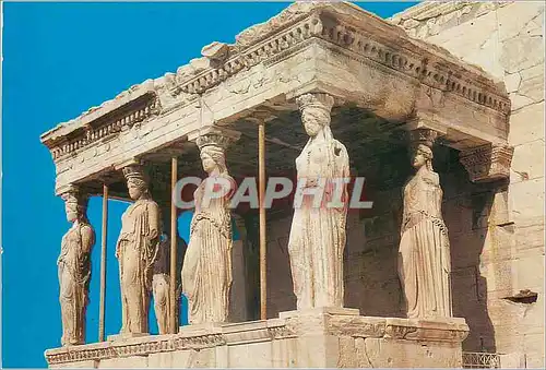 Moderne Karte Athenes Portique de Caryatides