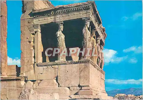 Moderne Karte Athenes Les Caryatides