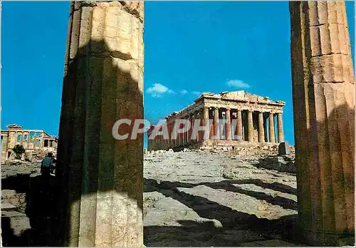 Moderne Karte Athenes le Parthenon