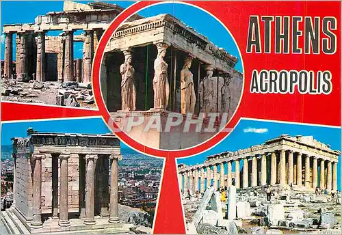 Moderne Karte Athenes Acropole