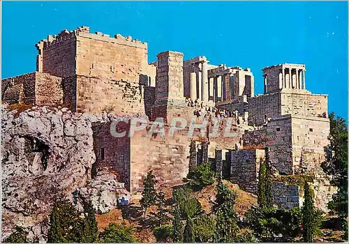 Moderne Karte Athenes Les Propylees de l'Acropole