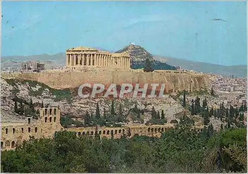Cartes postales moderne Athenes Vue de l'Acropole