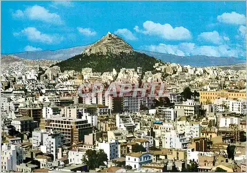 Cartes postales moderne Athenes Vue Partielle et le Lycabette