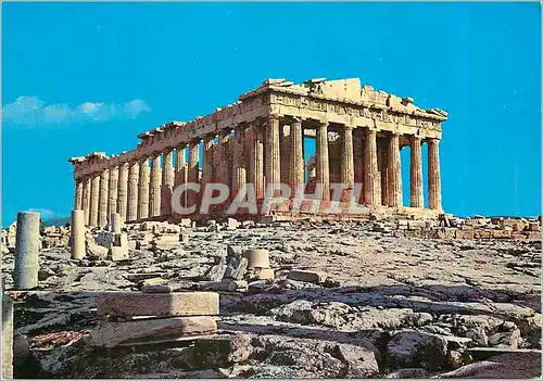 Moderne Karte Athene Acropole Le Parthenon