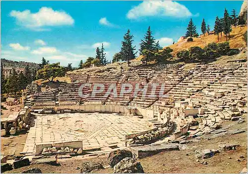 Moderne Karte Athenes Theatre de Dionysos