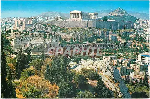 Cartes postales moderne Athenes Vue de l'Acropole