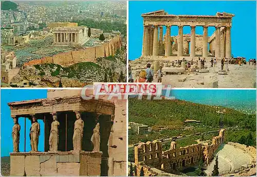 Moderne Karte Athenes