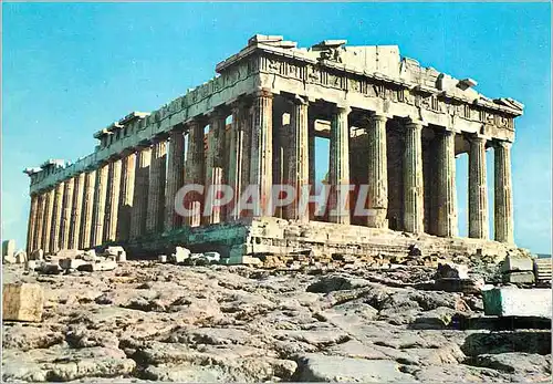 Moderne Karte Athenes Le Parthenon