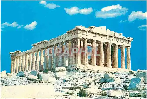 Moderne Karte Athenes Le Parthenon
