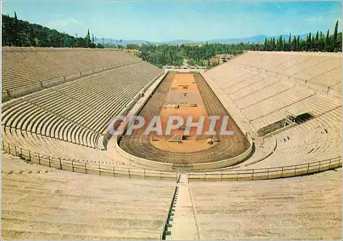 Moderne Karte Athenes Le Stade Jeux Olympiques