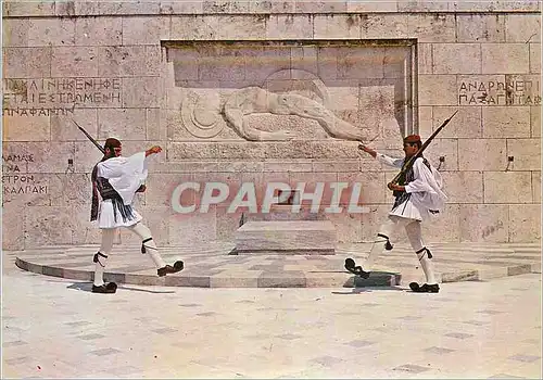 Moderne Karte Athenes Le Monument du Soldat Inconnu Militaria