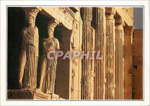 Cartes postales moderne Athenes Les Cariatides de L'Acropole
