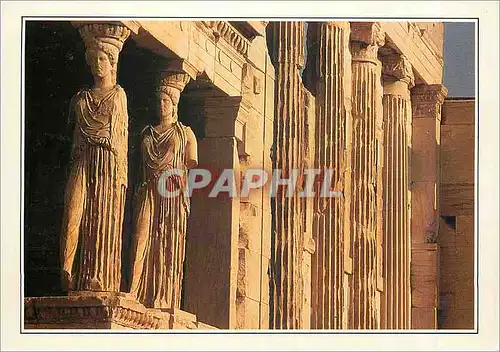 Cartes postales moderne Athenes Les Cariatides de L'Acropole