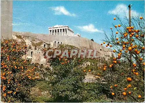 Moderne Karte Athenes L'Acropole