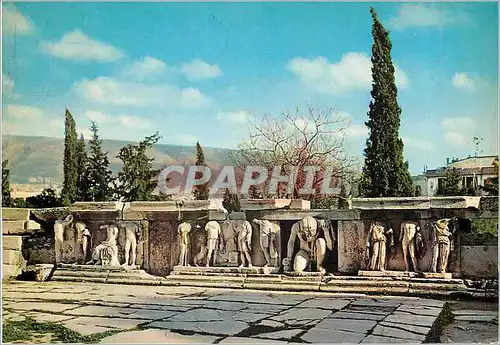 Cartes postales moderne Athenes Bas reliefs du Theatre de Bacchus