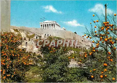 Moderne Karte Athenes Acropole