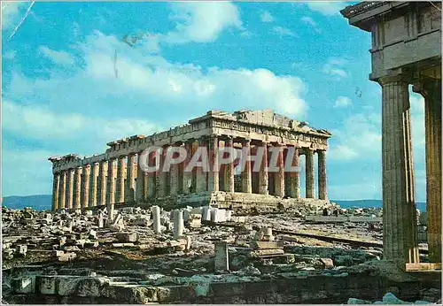 Moderne Karte Athenes Le Parthenon