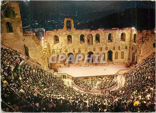 Cartes postales moderne Athenes L'Odeon d'Herode Atticos Un Consert