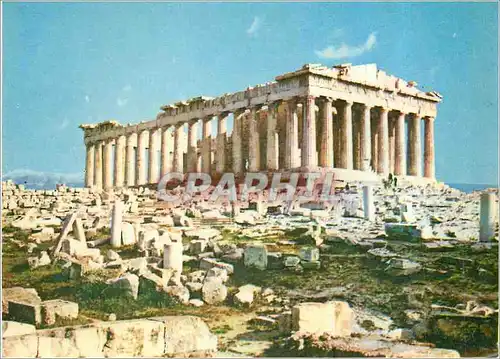 Moderne Karte Athenes Le Parthenon
