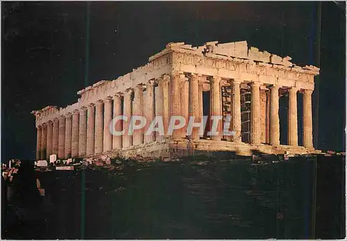 Moderne Karte Athenes Le Parthenon