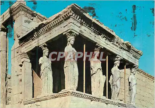 Moderne Karte Athenes Portique de Caryatides