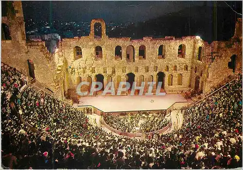 Cartes postales moderne Athenes L'Odeon d'Herode Atticos Un Concert