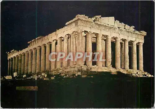 Moderne Karte Athenes Le Parthenon