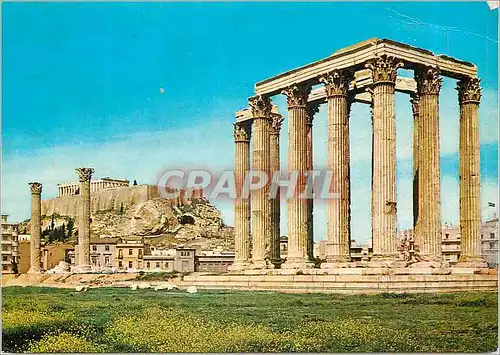 Cartes postales moderne Athenes Le Temple de Jupiter Olympias